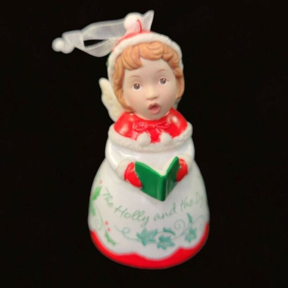Hallmark‎ Ornament Holly Heavenly Belles The Holly and Ivy QX9119 Porcelain New